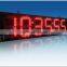 LED Digital Time Displays & Analogue Clocks 12 inch red color 6 digitals