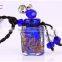 Square Shape Rope Necklace Lampwork Glass Aromatherapy Diffuser Necklace Essential Oil Pendant Wholesale