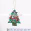 Beautiful Beads wallets backpack handbags decoration Small Cheap Christmas Tree Plush Hanging toys