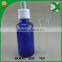 trade assurance 30 ml blue glass dropper bottle with rubber top