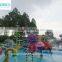 Fiberglass swimming pool slide family indoor /outdoor water park equipment