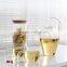 Creative glass mug glass water cup movement with a cup