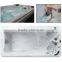 Best sell hydrotherapy swimming pool hot tub combo with wood panels