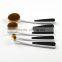 Pink Hair 5pcs Oval Toothbrush Make up Brushes Foundation Smudge Makeup Cosmetic Brush Set