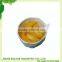 canned fruit food yellow peach halves in syrup