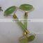 genuine jade roller, portabler thin face tool mini eye massager,natural jade mini smart massager roller
