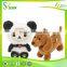 High quality colorful bear baby keychain pet plush toy for wedding flower