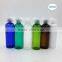 100ml Hot Selling Factory Price PET Plastic flip cap Bottle with colorful round shape