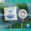 Round Printable PVC 13.56MHz NFC Label for Clothing
