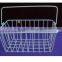 hand-held design convenient metal wire basket display rack