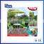 6 piece garden patio furniture with 4 folding Chairs & 1table & Parasol