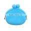 Candy Colored Food Grade Silicone Coin Purse for Girls