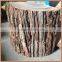 Artificial cut logs for indoor decoration