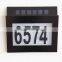 Solar House Number plate Light with Ce&RoHS