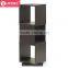 Creative design free rotating kids bookshelf different tier book display living room wood bookcase