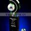 Optical Crystal Earth Award For Cooperate Gift Three Color Available