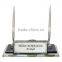 JINGYAGE Business Gift Crystal Pen Holder Name Card Holder Set