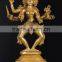 Buddhism Fengshui Metal Casting Bronze Vishnu Indonesian Statues