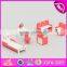 High quality preschool bedroom wooden kids furniture sets W08H073