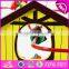 new design bead maze wooden kids roller coaster toy for education W11B141-S