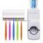 Press 2 Paste automatic toothpaste dispenser & toothbrush holder tooth paste press