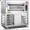 New Design Easy Operation 6 Trays Computer Board Panel Gas Pizza Oven