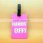 Customized Pvc Luggage Tag Promotional OEM Silicone Luggage Tags for Travel