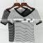 high fashion stripe with grenadine T shirt for woman hot sale 2017