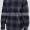 Guangzhou High Quality Custom Long Sleeve Point Collar Chest Pocket Mens 100% Cotton Casual Plaids Shirts