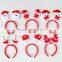 Christmas wreath hair band ,Father Christmas designs gift headband for kids/baby