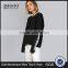 New Arrival Women Cool Black Streetwear Pullover Custom Sleeve Print Oversized Drop Shoulder Ladies Sweatshirt