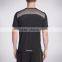 100 Percent Soft Polyester Mesh Fabric Train Tee Active Stretch Fabric Reflective Logos Gym Shirt Cool And Dry Run Tops Custom