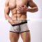 MGOO New Arrival Black Mesh Boxer Short Mens Transparent Sexy Tight Thongs Jocks st04