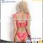 Girl's Lovely Falbala Two Piece Swimwear in Three Colors.