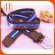 2016 Factory price mix color customized woven plus size men elastic stretch canvas belt