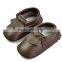 2016 Top quality tassel soft sole baby leather walking shoes