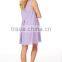 Latest Gorgeous Sleeveless Basic Coral Chiffon Maternity Dress for Women