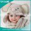 Fashion cute cartoon baby hooded towel wholesale bath towels