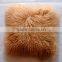 YR153 Genuine Mongolian Lamb Fur Pillow Cover Size Can be Customized