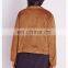 oem plus size female faux suede biker jacket nice design low price made in china