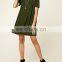 Heathered Knit T-Shirt Women Dresses