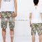 Customized Mens cotton pants camo print shorts new designed pants men