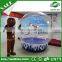 HI new design Christmas inflatable human size snow globe,Transparent inflatable decoration snow globe