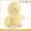 2017 chinese new year plush toy yellow stuffed chicken plush toy