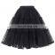 Belle Poque Women Black vintage Crinoline Petticoat Underskirt for vintage retro dresses BP000177-1