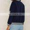 2016 Women Hot Sale Sequin Jacket Women Bomber Autumn Outwear China Wholesale Clothing for Women Polyester Navy Blazer
