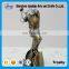 Silver color resin material man's shot-put competition trophy