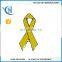 Environment Awareness Ribbon lapel pins badges with enamel red color filled