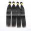 Fast shipping 100% indian human virgin remy 9A grade hair weaving in silky straight cuticle aligned hair