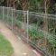 Black brc wire mesh fence decorative backyard metal fencing